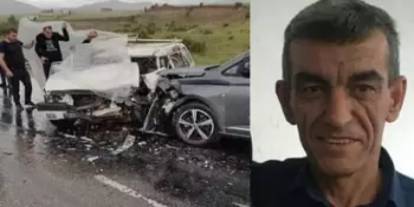 2 otomobil çarpıştı: 1 ölü, 1 yaralı