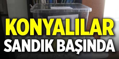 Konyalılar sandık başında