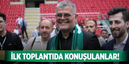 Konyaspor'da ilk toplantıda bunlar konuşuldu!