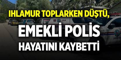 Ihlamur toplarken düştü, emekli polis hayatını kaybetti