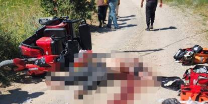 Üç tekerlekli mopedin altında kalan sürücü hayatını kaybetti