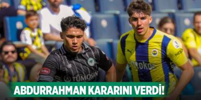 Konyaspor'un Abdurrahman Üresin kararı!
