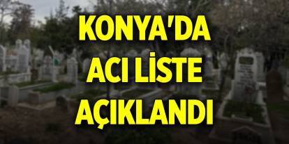 Konya'da bugün vefat edenlerin isimleri açıklandı (19 Temmuz 2025)