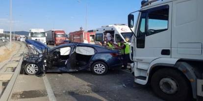 Belediye başkanı da araçtaydı! Araç hurdaya döndü