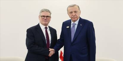 Son dakika! Cumhurbaşkanı Recep Tayyip Erdoğan, Starmer ile görüştü
