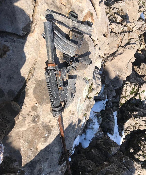Cudi DaÄÄ±nda maÄarada PKK'ya ait mÃ¼himmat ele geÃ§irildi ile ilgili gÃ¶rsel sonucu