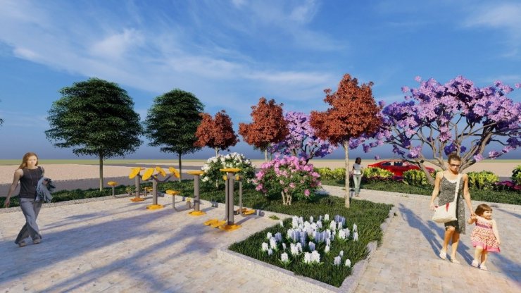Nazilli Belediyesi Zafer Mahallesi’ne yeni park yapılıyor