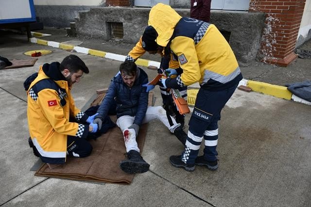 Nevşehir’de ambulans ralli etkinliği düzenlendi