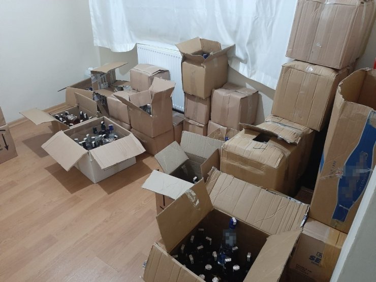 Kağıthane’de kaçak alkol satışı yapanlara operasyon: 2 gözaltı