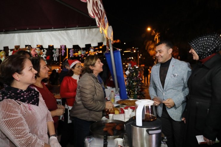 Alanya’da Noel Pazarı 10’uncu yılını kutladı