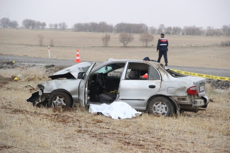Karaman’da karı-kocayı trafik kazası ayırdı
