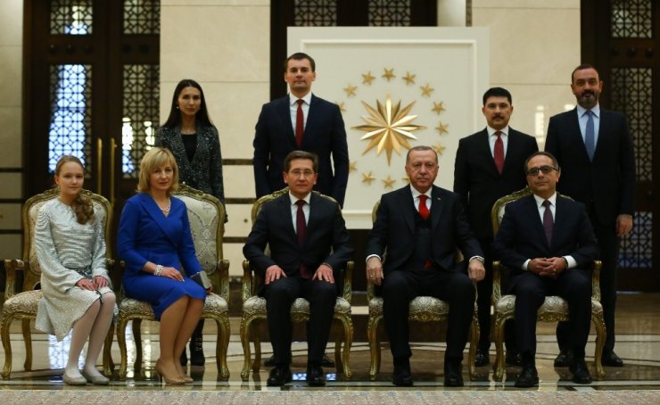 Cumhurbaşkanı Erdoğan, Belarus Büyükelçisini kabul etti