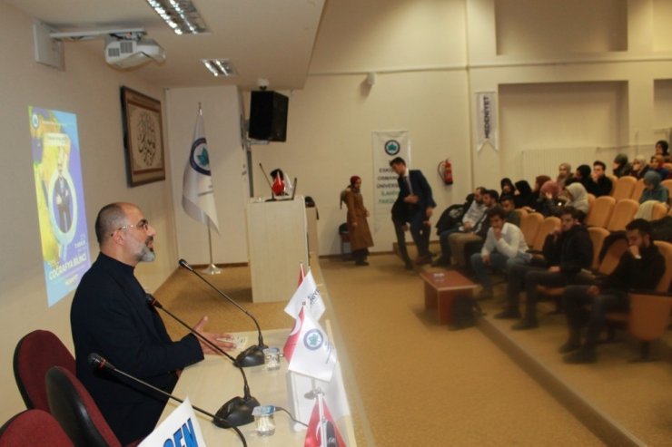 Gazeteci yazar Turan Kışlakçı’dan ‘Coğrafya’ konferansı