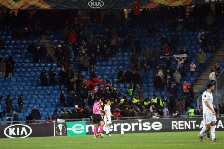 Basel - Trabzonspor maçında Türk taraftarlara çirkin saldırı