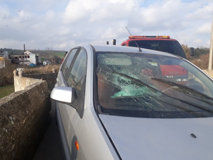 Edirne’de trafik kazası: 2 yaralı