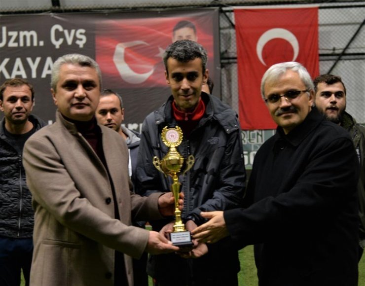 Şehit Jandarma Uzman Çavuş Kaya anısına futbol turnuvası