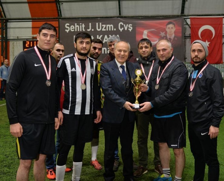 Şehit Jandarma Uzman Çavuş Kaya anısına futbol turnuvası