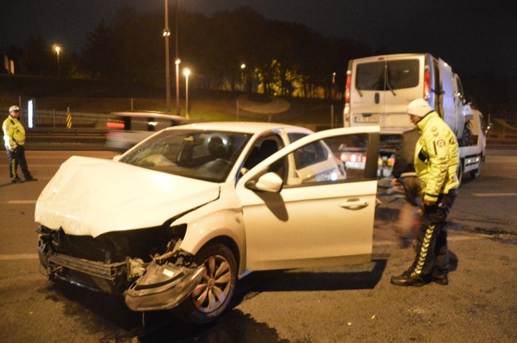168 promil alkollü sürücü kaza yaptı: 2 kişi yaralandı