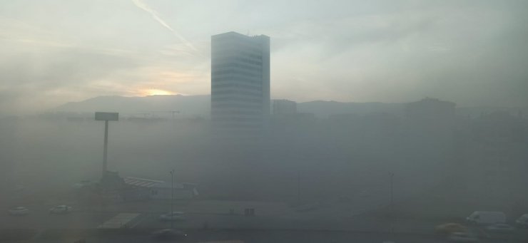 Bursa’da yoğun sis etkili oldu