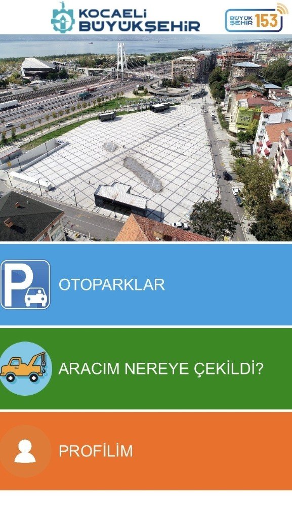 Kocaeli’de sürücüler boş otoparkları bu uygulama ile buluyor