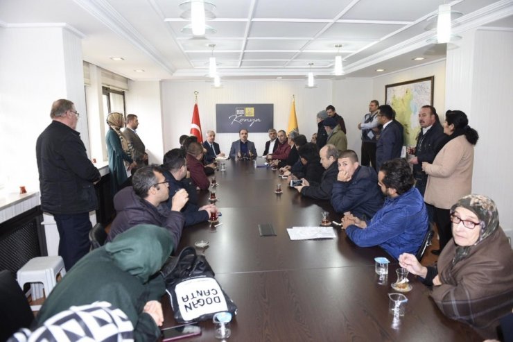 Başkan Altay yeni yılın ilk gününde vatandaşlarla buluştu