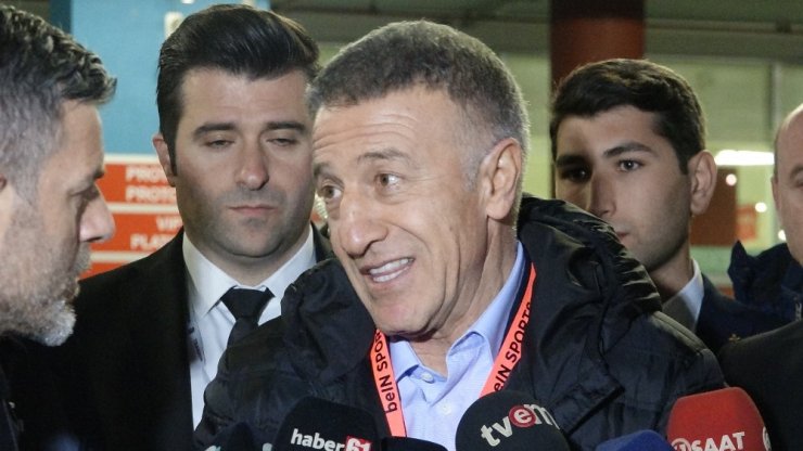Trabzonspor Kulübü Başkanı Ahmet Ağaoğlu: 
