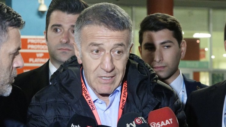 Trabzonspor Kulübü Başkanı Ahmet Ağaoğlu: 