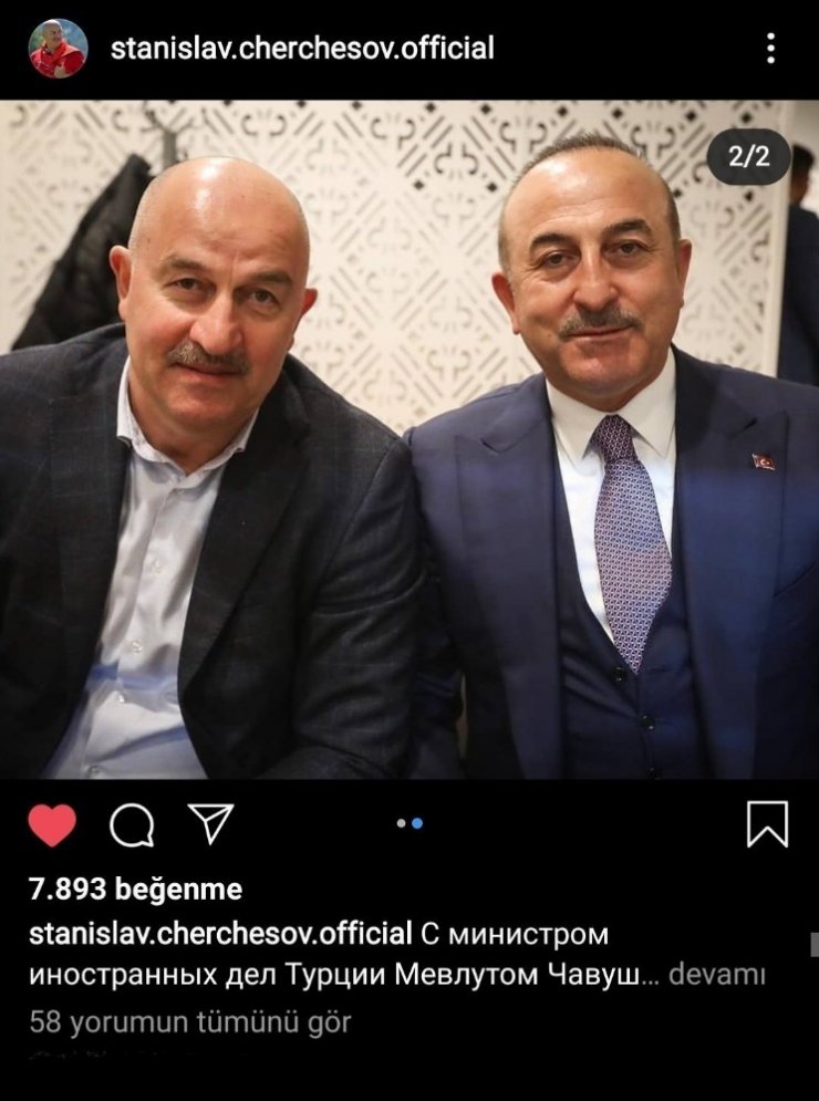 Ruslar, Mevlüt Çavuşoğlu’nu Rusya Milli Teknik Direktörü Çerçesov’a benzetti