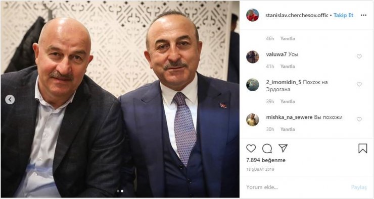 Ruslar, Mevlüt Çavuşoğlu’nu Rusya Milli Teknik Direktörü Çerçesov’a benzetti