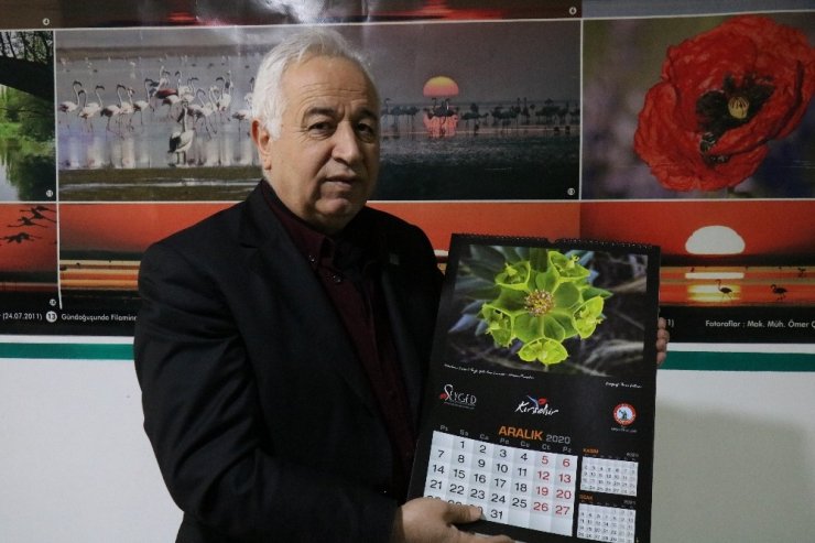 Kırşehir Seyfe takviminde 13 yıldır değişmeyen tek fotoğraf "Mevlana Çiçeği" oldu