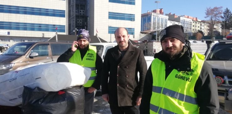 Erzurumlu besici depremzedeler için koyun bağışında bulundu