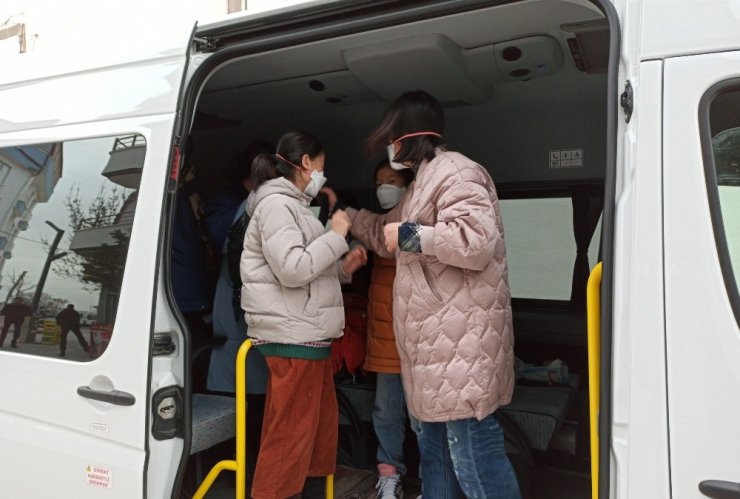Aksaray’da korona virüsü şüphesiyle 9 Çinli turist karantina altına alındı