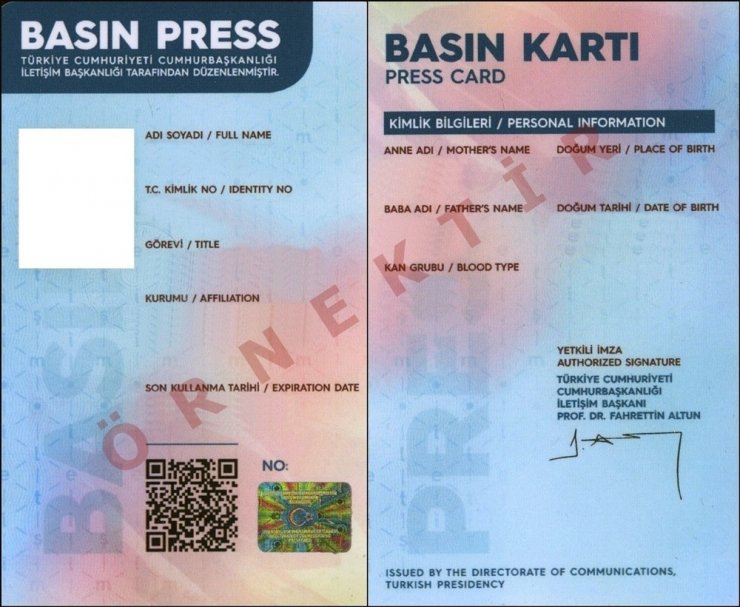 İletişim Başkanı Altun’dan ‘Basın kartı’ açıklaması