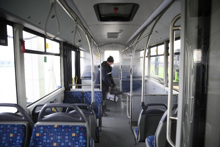 Denizli Büyükşehir otobüsleri 365 gün temizleniyor