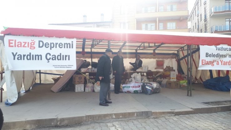 Tuzluca Belediyesi Tarafından Başlatılan Elazığ Deprem Kampanyasına Vatandaşlardan Büyük Destek.