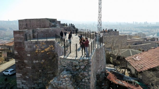 Tarihi Ankara Kalesi artık daha güvenli