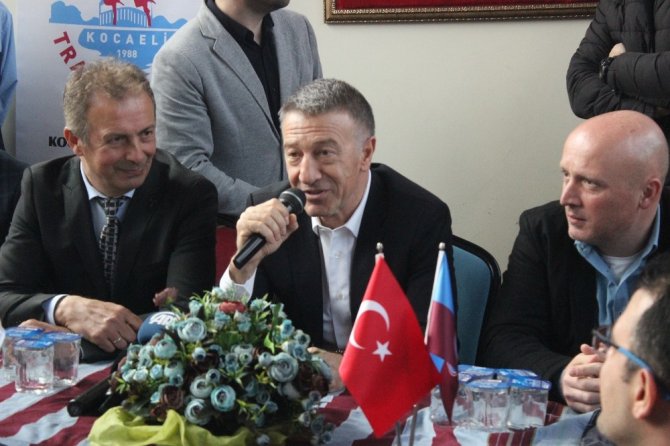 Trabzonspor Başkanı Ahmet Ağaoğlu’na Kocaeli’de yoğun ilgi