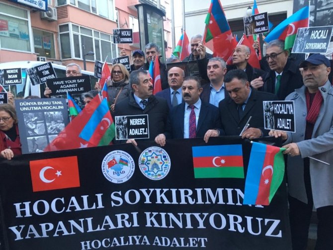 Hocalı katliamı Kadıköy’de protesto edildi