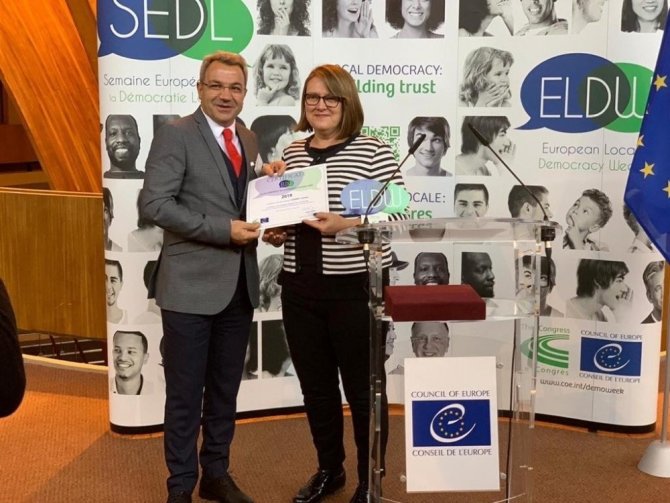 Edremit “ELDW Partner City” ödülüne layık görüldü
