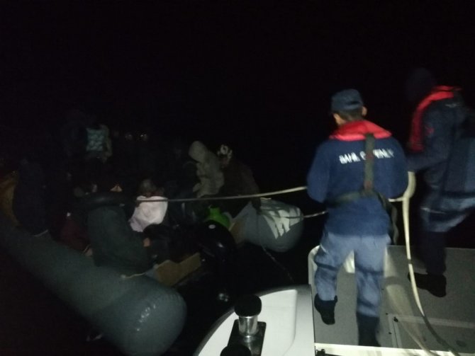 Aydın’da iki ayrı operasyonda 58 düzensiz göçmen yakalandı