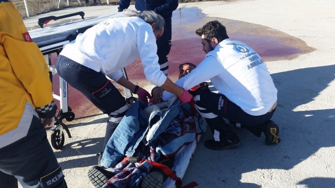 Konya’da kalp krizi geçiren hastaya hava ambulansı