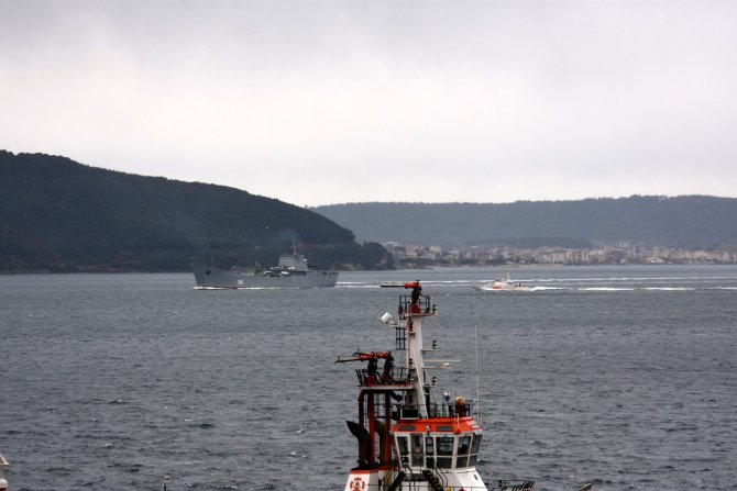 Rus savaş gemisi 'Orsk' Akdeniz'e iniyor