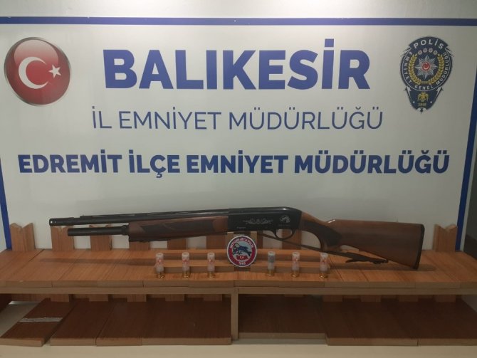 Balıkesir’de polis son 1 ayda 87 silah yakaladı