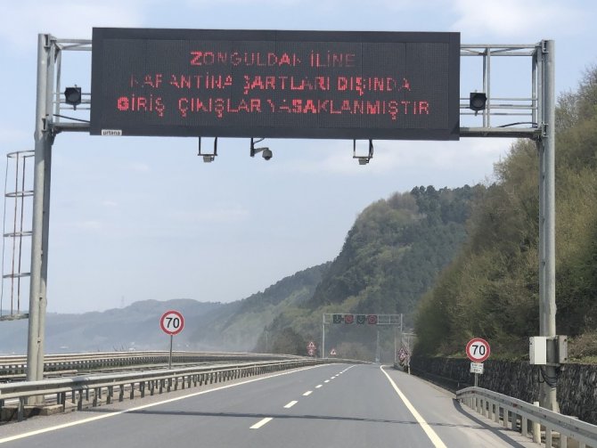 Uyarılar işe yaradı Zonguldak’a girişler azaldı