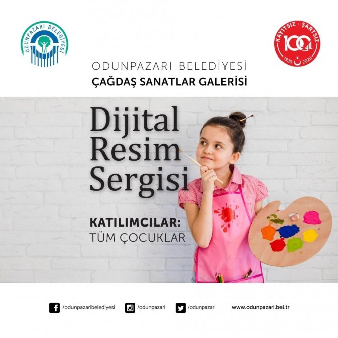 Odunpazarı Belediyesi’nden çocuklar için ‘Dijital Resim Sergisi’
