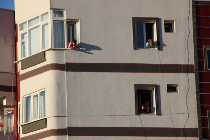 Karantina apartmanında geniş güvenlik önlemleri