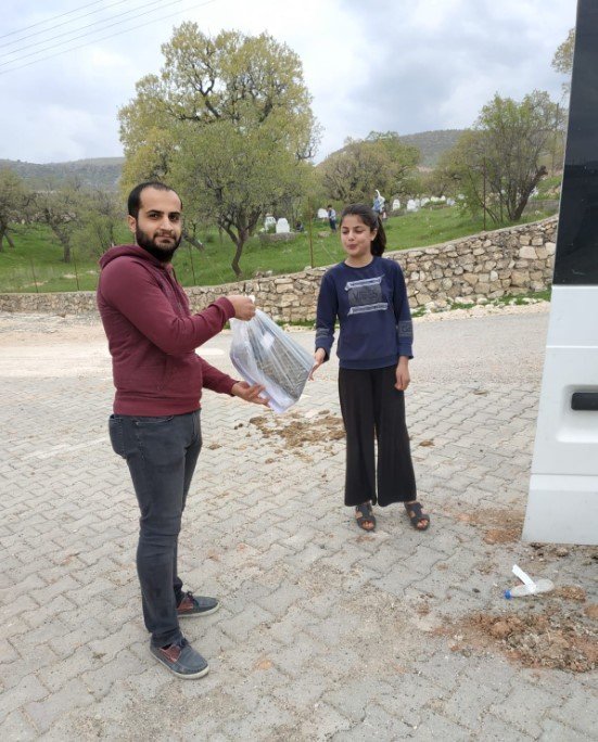 Gercüş’te öğrencilerin yardımına okul yöneticileri koştu