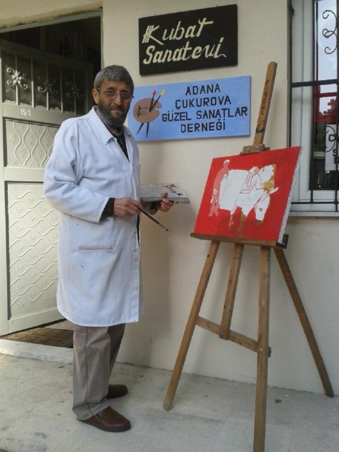 Veysel Kubat 51. Sanat yılında çizmeye devam ediyor