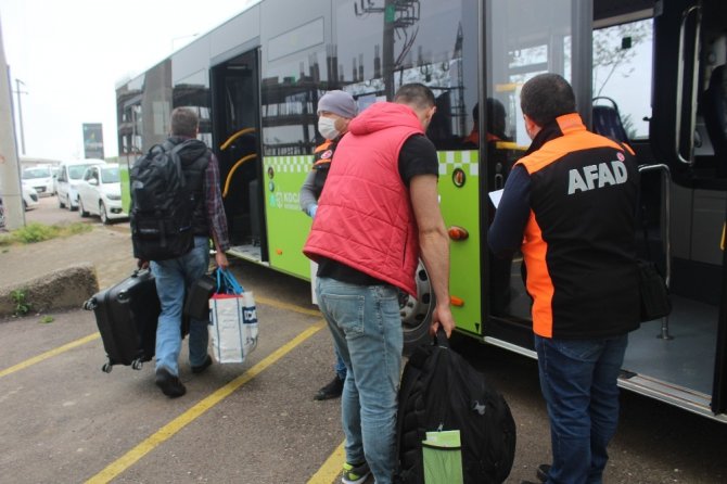 İngiltere’den döndükten sonra Kocaeli’de karantinaya alınan 342 kişi tahliye edildi