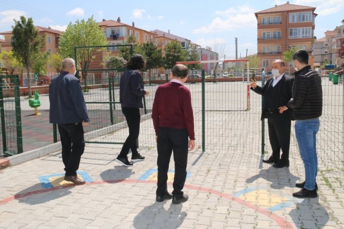 Müdür Başyiğit, yapılacak anaokulu ve anasınıfı ek derslikler için incelemelerde bulundu